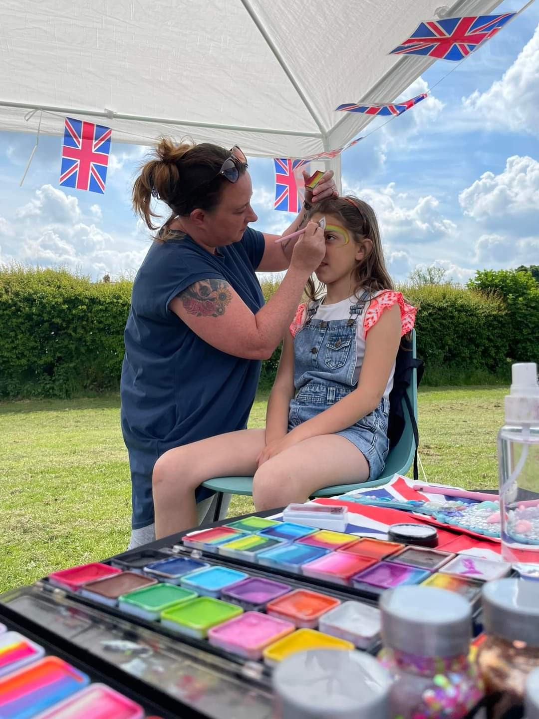 Jubilee face painting